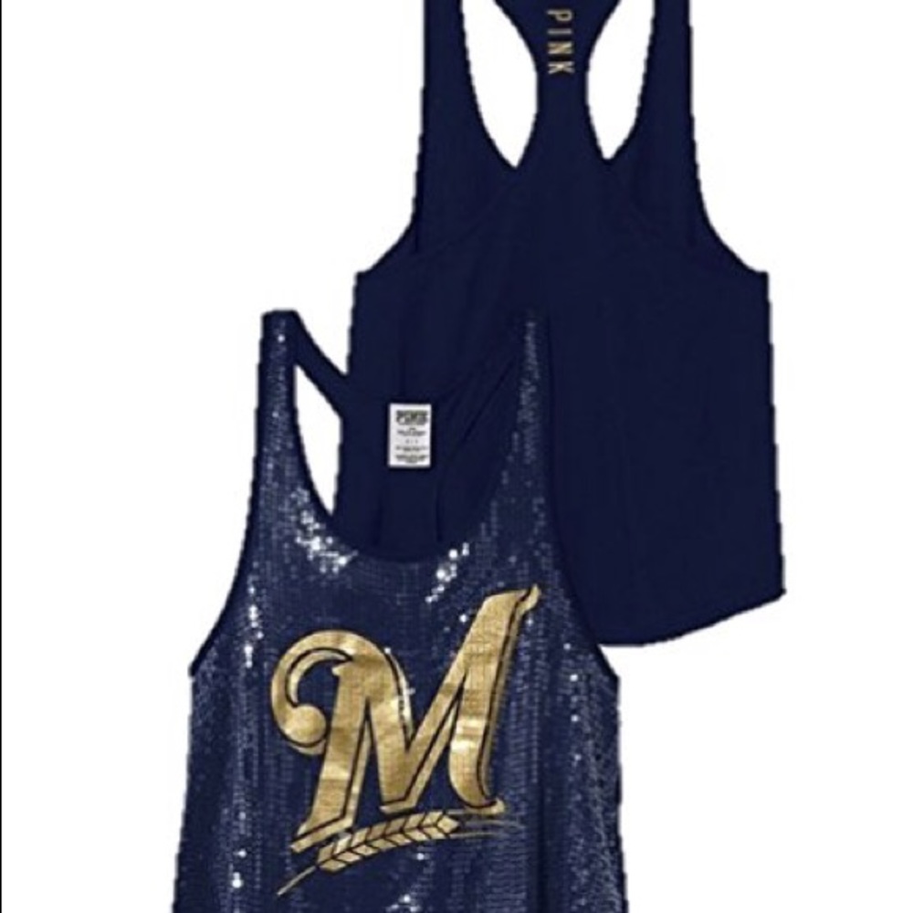 🌈FINAL PRICE Victoria’s Secret/PINK Brewers Tank